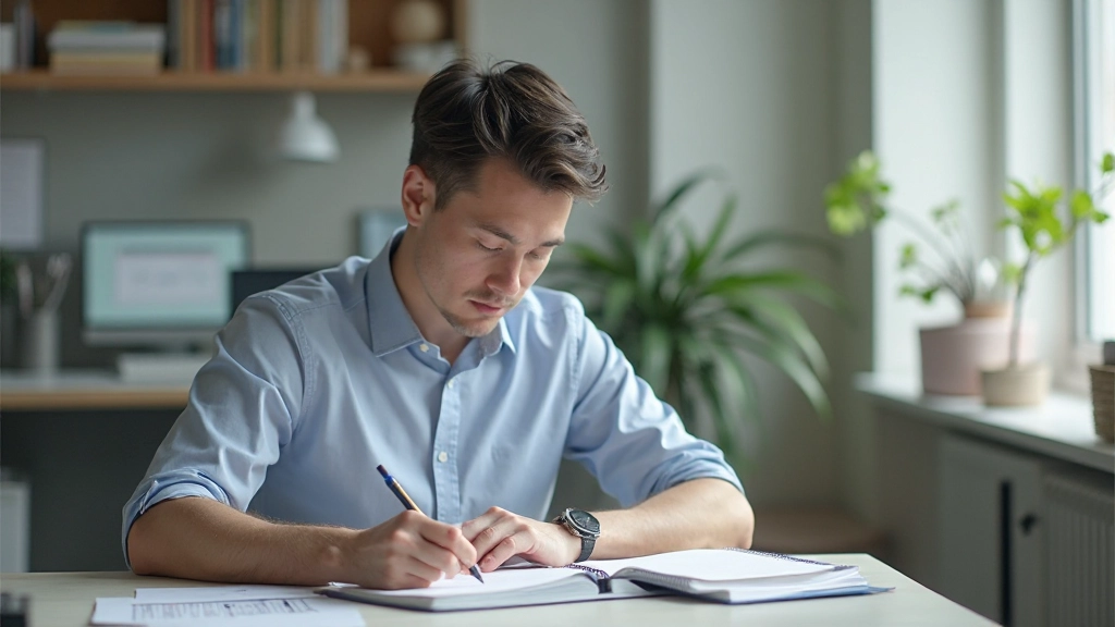 Time management planning with digital calendar and task management tools