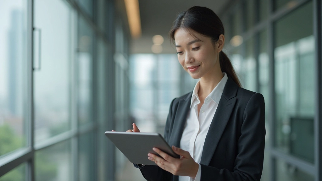 Professional using automation tools to streamline workflow and tasks